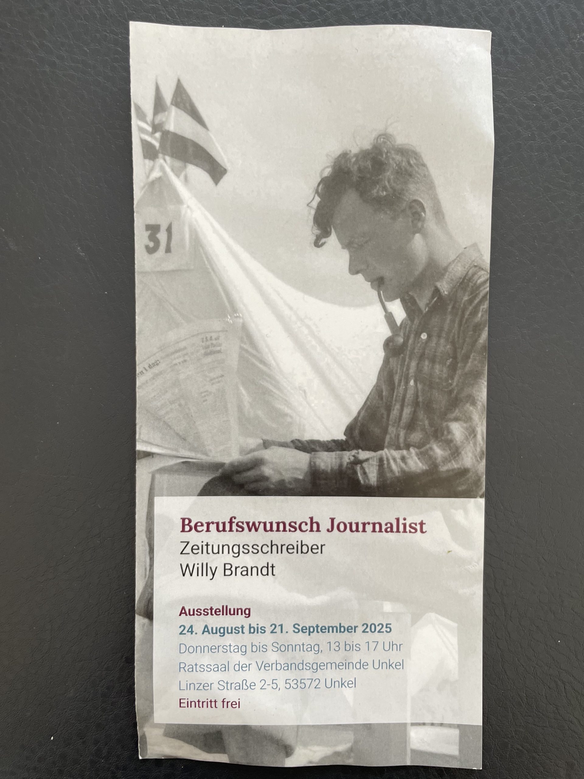 Über Selbsterforschung & Selbstfindung – Willy Brandt als Zeitungsschreiber